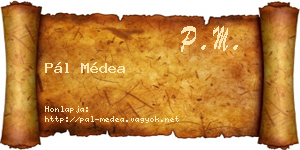 Pál Médea névjegykártya