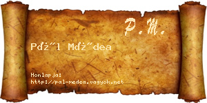 Pál Médea névjegykártya