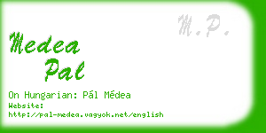 medea pal business card